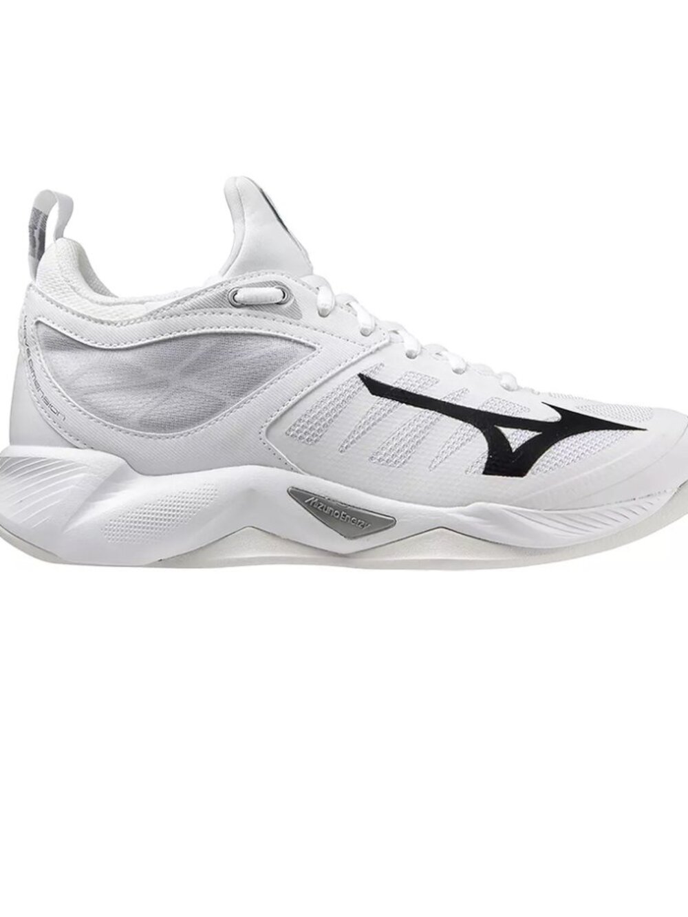 Mizuno Wave Dimension Volleyball Shoes - White Black - Orig box - Women's 8.5